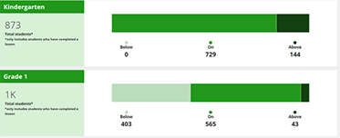 Mathseeds district reporting screenshot